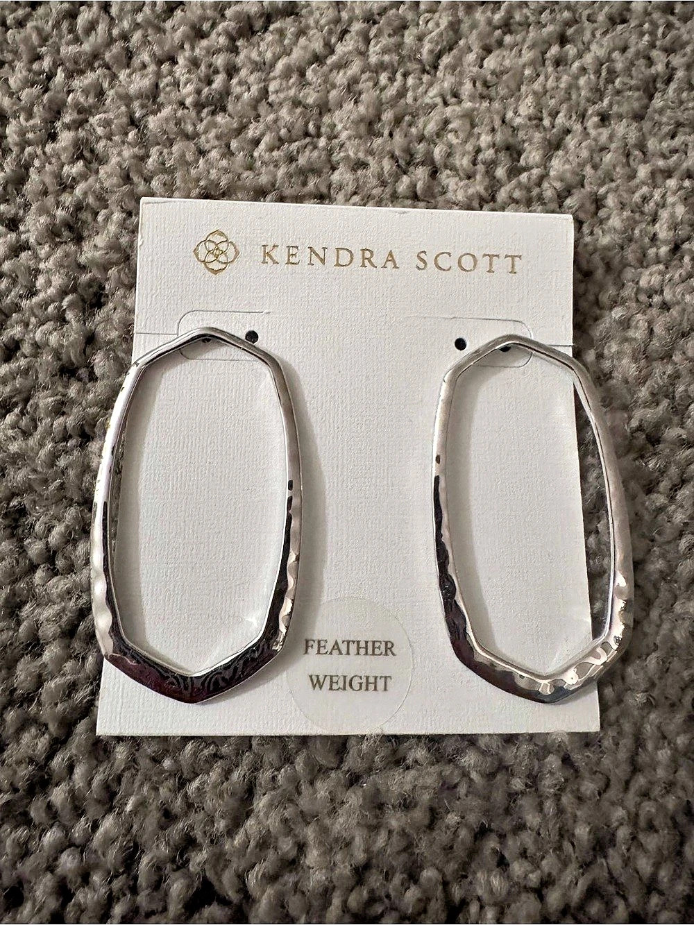 Kendra Scott Zorte Silver Earrings